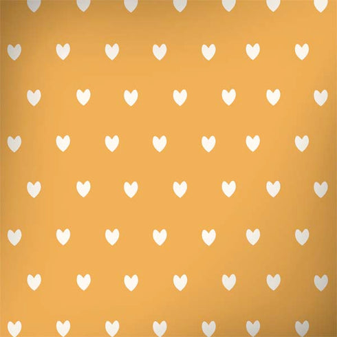 Yellow and White Hearts Dell Latitude Skin