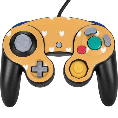 Yellow and White Hearts Nintendo Skins