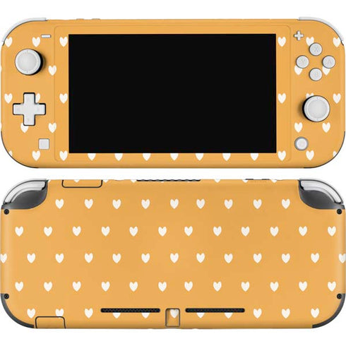 Yellow and White Hearts Nintendo Skins