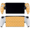 Yellow and White Hearts PlayStation Portal Remote Player Skin