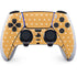 Yellow and White Hearts PS5 DualSense Edge Pro Controller Skin