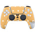Yellow and White Hearts PS5 Pro Disk Bundle Skin