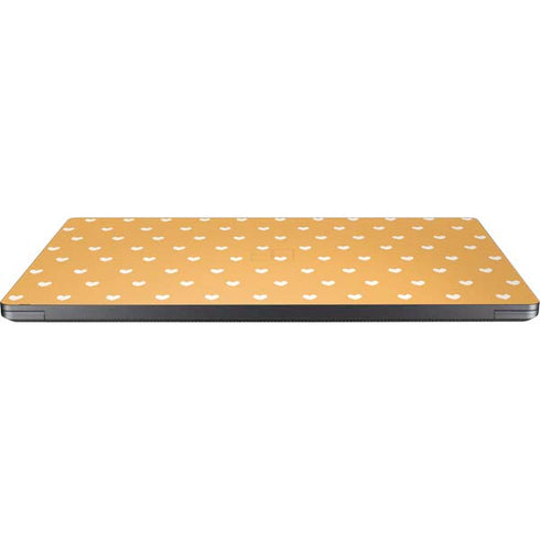Yellow and White Hearts Surface Laptop 7 15in Skin