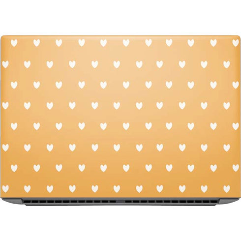 Yellow and White Hearts HP ZBook Fury 16 G10 Skin