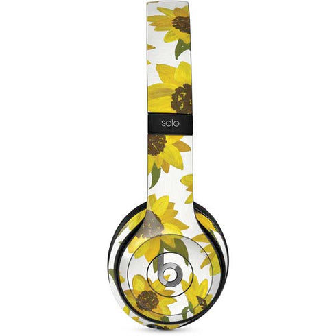 Sunflower Acrylic by Cat Coq Beats Solo 2 Wired Skin