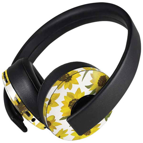 Sunflower Acrylic by Cat Coq PlayStation 4 Gold Wireless Headset Skin