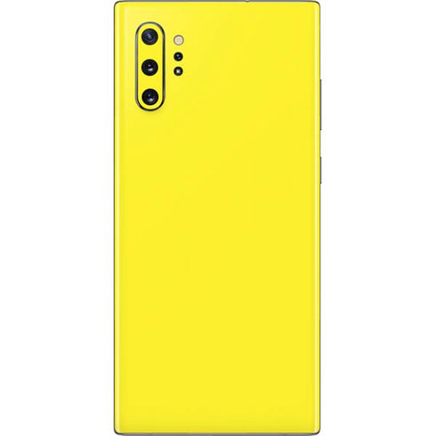 Yellow Galaxy Note 10 Plus Skin