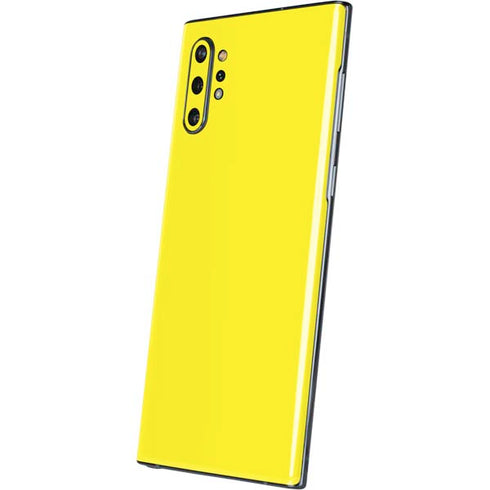 Yellow Galaxy Note 10 Plus Skin
