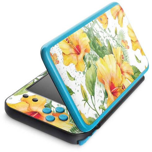 Yellow Hibiscus Nintendo Skins