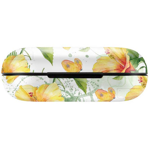 Yellow Hibiscus Amazon Echo Buds Skin
