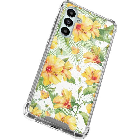 Yellow Hibiscus Galaxy A16 5G Clear Case
