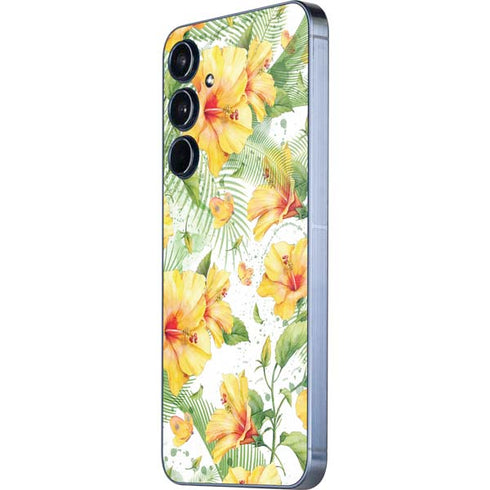 Yellow Hibiscus Galaxy A55 5G Skin