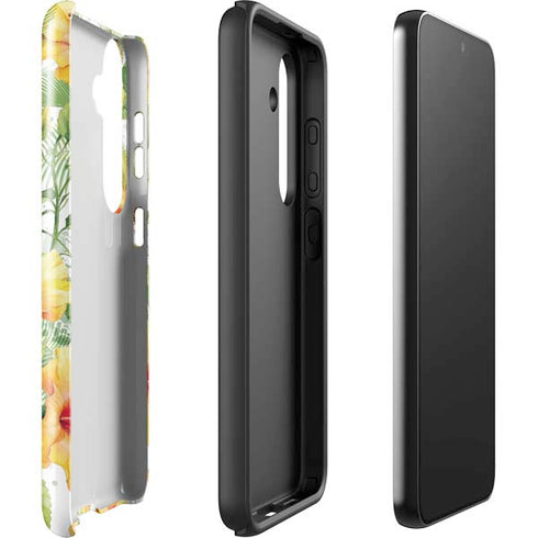 Yellow Hibiscus Galaxy S25 Impact Case