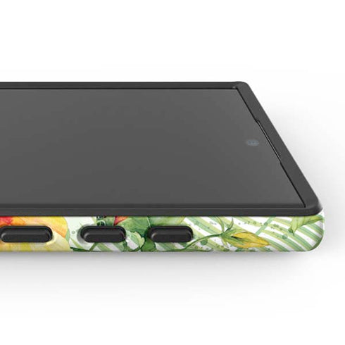 Yellow Hibiscus Galaxy S25 Ultra Impact Case