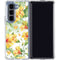 Yellow Hibiscus Galaxy Z Fold5 5G Clear Case