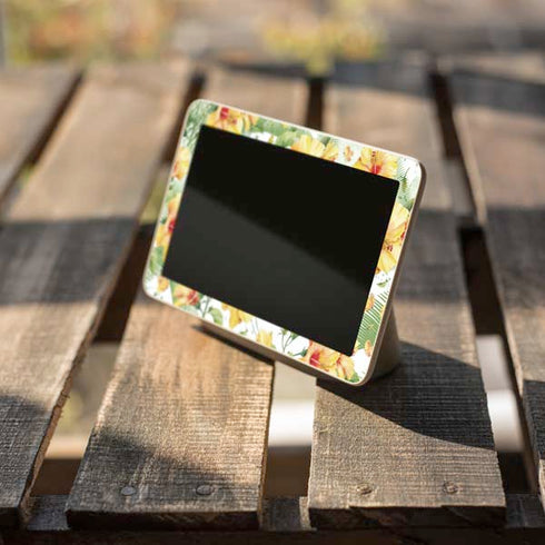 Yellow Hibiscus Google Home Hub Skin