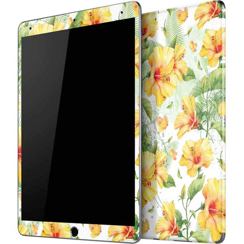 Yellow Hibiscus iPad Skins
