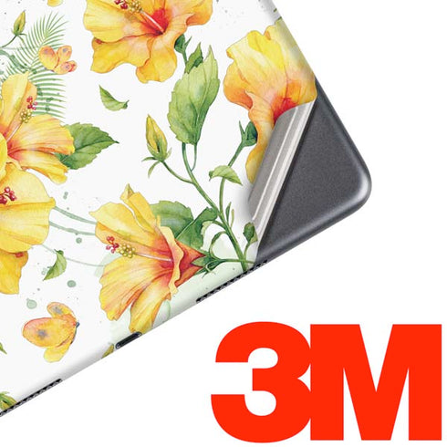 Yellow Hibiscus iPad Skins
