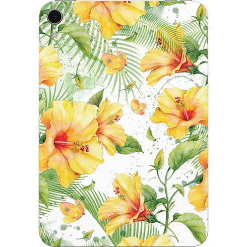 Yellow Hibiscus Apple iPad Mini Skin