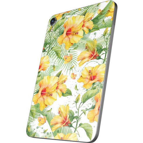 Yellow Hibiscus Apple iPad Mini Skin