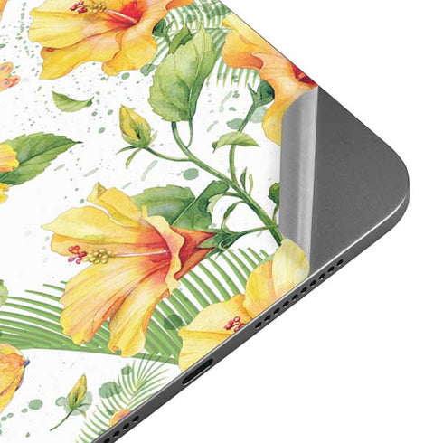 Yellow Hibiscus Apple iPad Mini Skin