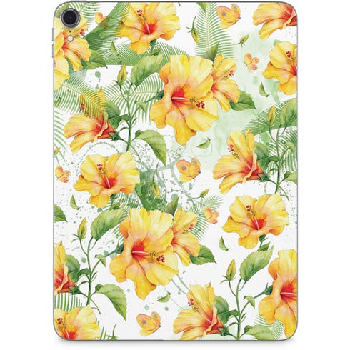 Yellow Hibiscus Apple iPad Pro Skin
