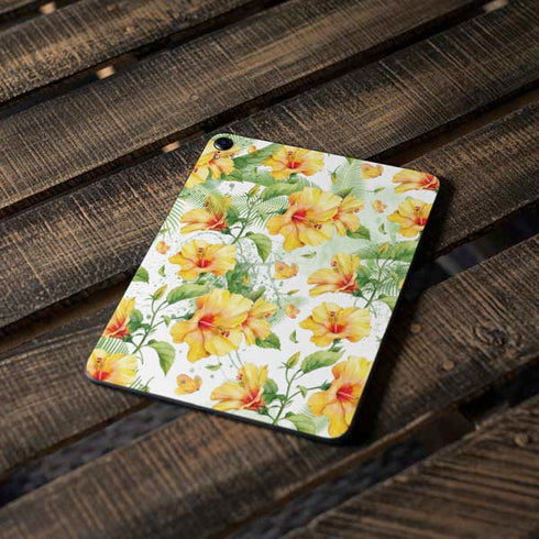 Yellow Hibiscus Apple iPad Pro Skin