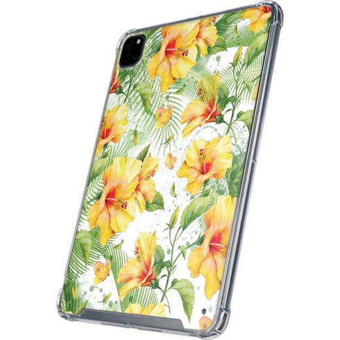 Yellow Hibiscus iPad Cases