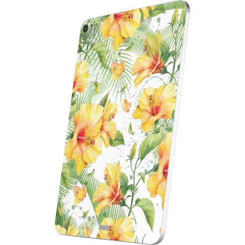 Yellow Hibiscus iPad Pro 13in M4 (2024) Skin
