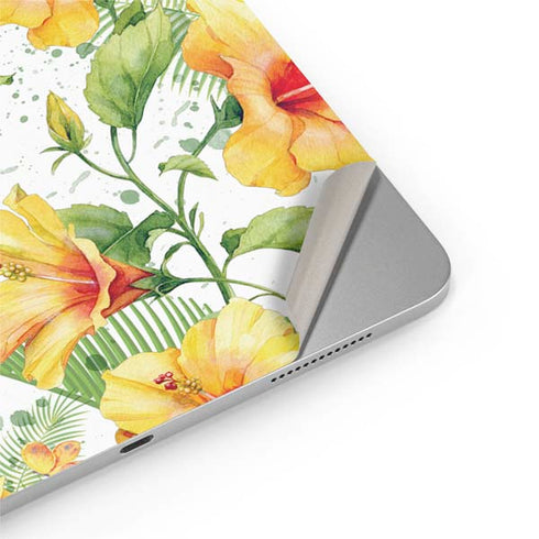 Yellow Hibiscus iPad Pro 13in M4 (2024) Skin