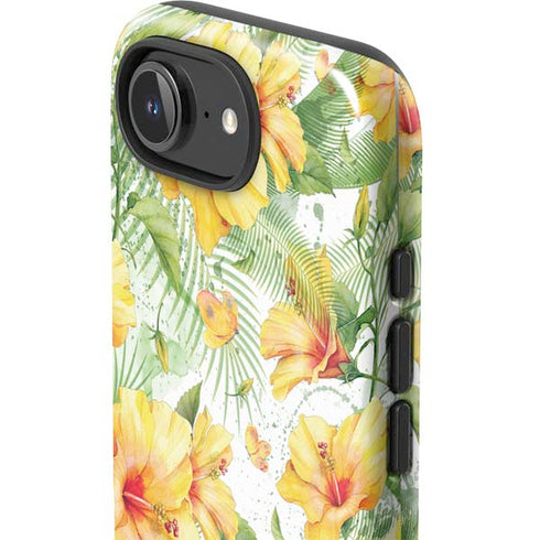 Yellow Hibiscus iPhone 16e Impact Case