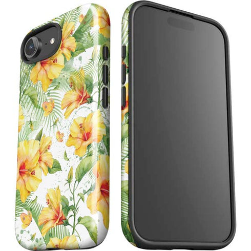 Yellow Hibiscus iPhone 16e Impact Case