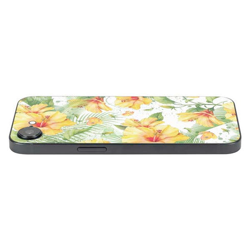 Yellow Hibiscus iPhone 16e Skin