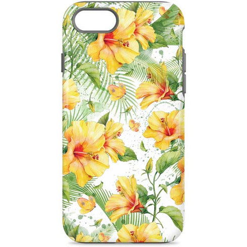 Yellow Hibiscus iPhone Cases