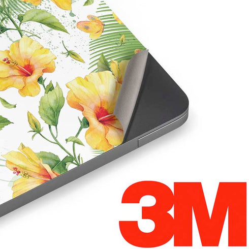 Yellow Hibiscus Apple MacBook Air Skin