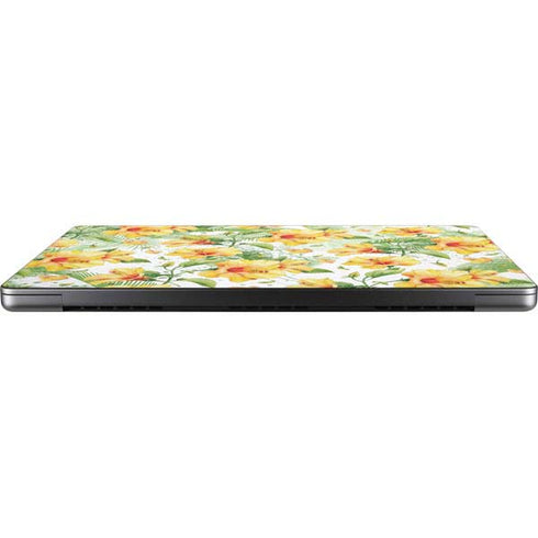 Yellow Hibiscus Apple MacBook Pro 14-inch Skin