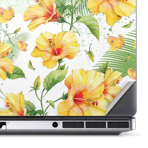 Yellow Hibiscus Dell Precision Skin