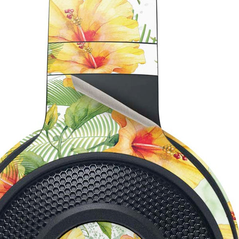 Yellow Hibiscus Razer Kraken X Skin