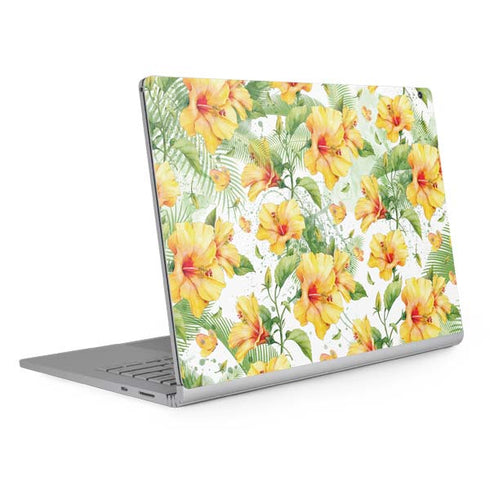 Yellow Hibiscus Surface Book 2 15in Skin