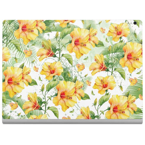 Yellow Hibiscus Surface Book 2 15in Skin