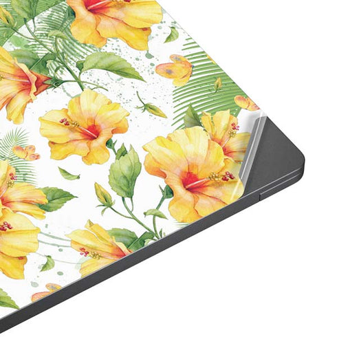 Yellow Hibiscus Surface Laptop 7 13.8in Skin