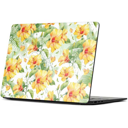 Yellow Hibiscus Surface Laptop 7 15in Skin