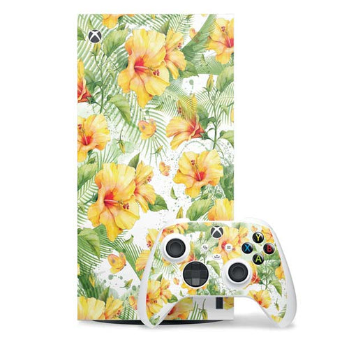 Yellow Hibiscus Xbox Series X Skins