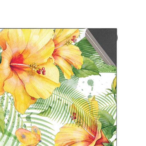 Yellow Hibiscus XBox Series X Digital Edition Console Skin