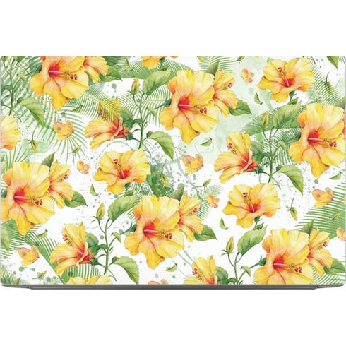 Yellow Hibiscus Dell XPS Skin