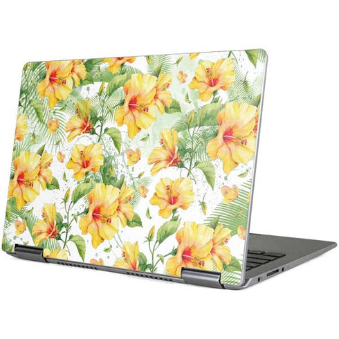 Yellow Hibiscus Yoga 710 14in Skin