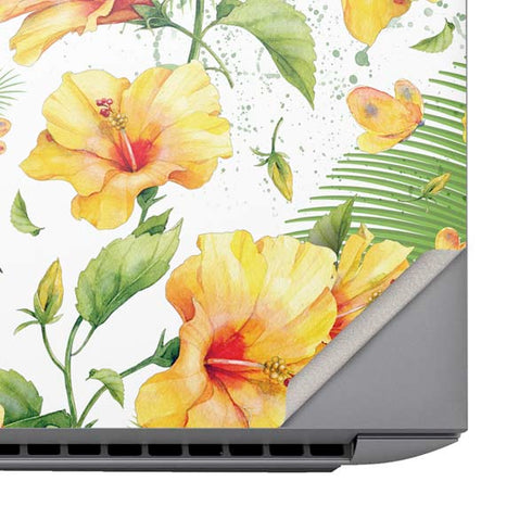 Yellow Hibiscus HP ZBook Fury 16 G10 Skin
