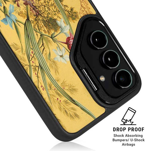 Yellow Marble End by William Kilburn Galaxy S25 Kickstand Case