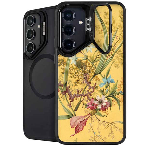 Yellow Marble End by William Kilburn Galaxy S24 Plus Kickstand Case
