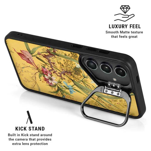 Yellow Marble End by William Kilburn Galaxy S24 Ultra Kickstand Case